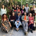 基恩与13名学生谁在发展中国家参加MIT-印度3.008人性化协同设计